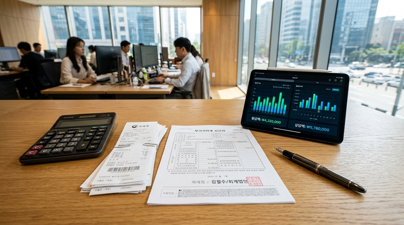 도소매·유통·무역 세무사 합법 절세 가이드 (AI 생성 이미지)